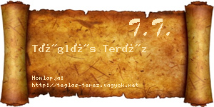 Téglás Teréz névjegykártya